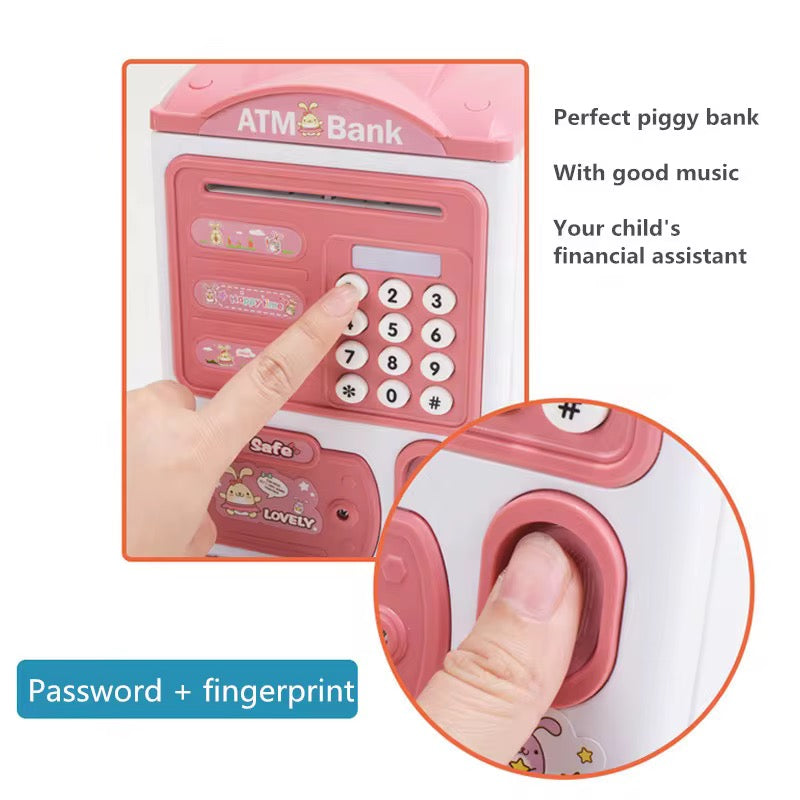 Kids Saving Money Automatic ATM Bank Machine Toy