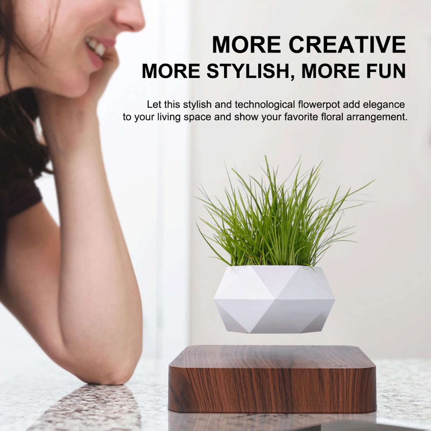 Magnetic Levitating / Floating Plant Pot