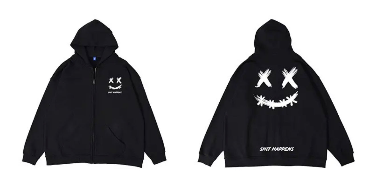 “Sh!t Happens” Trending Ghost Face Hoodie