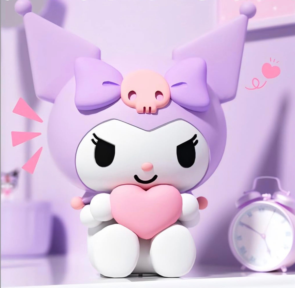 Large Kuromi Squishy Silicone Night Light + Remote Control (Limited Edition)