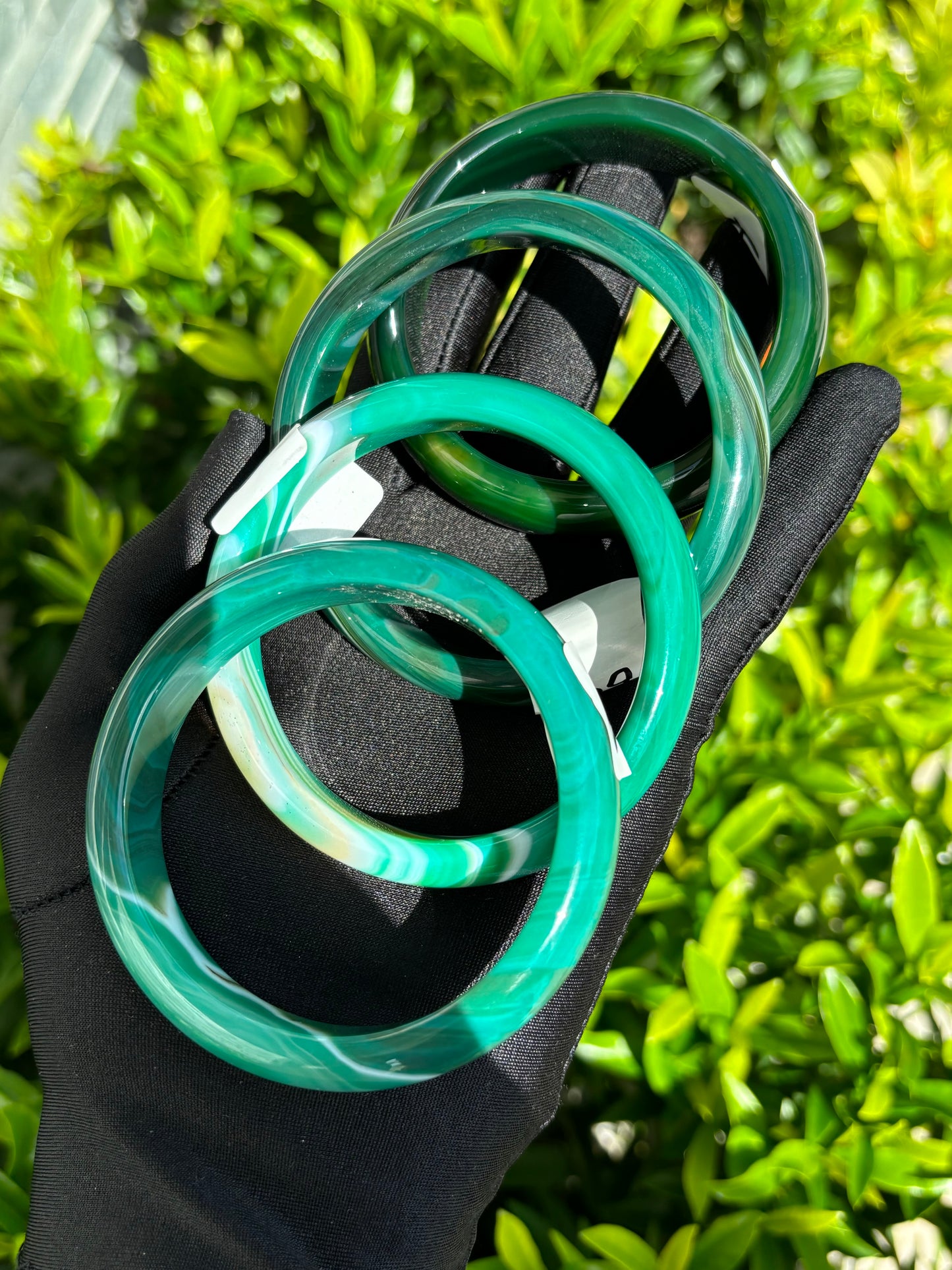 Grade-A Solid Jade Bangles