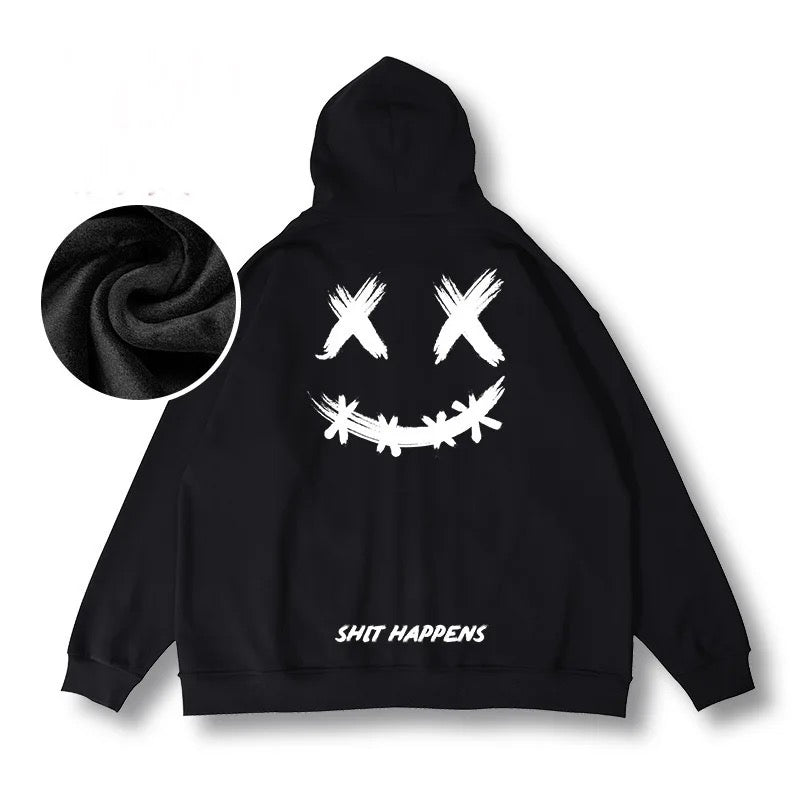 “Sh!t Happens” Trending Ghost Face Hoodie