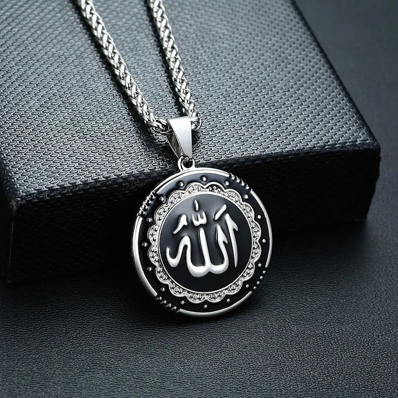 Stainless Steel “Allah” Islamic Gods Names Necklace