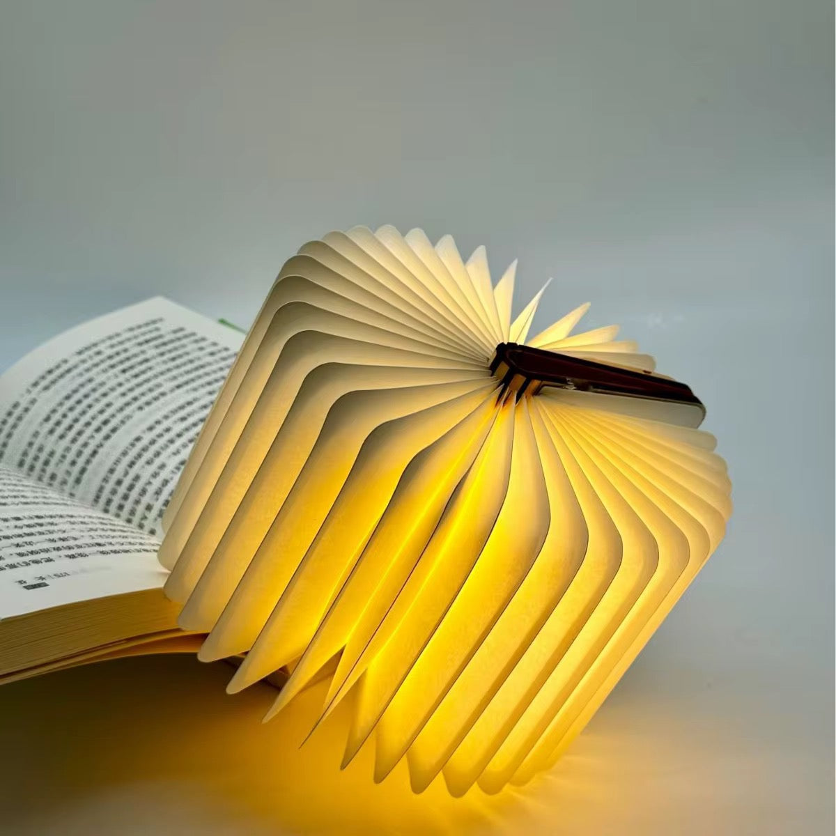 LumiFold 360° Foldable LED Magic Book Lamp