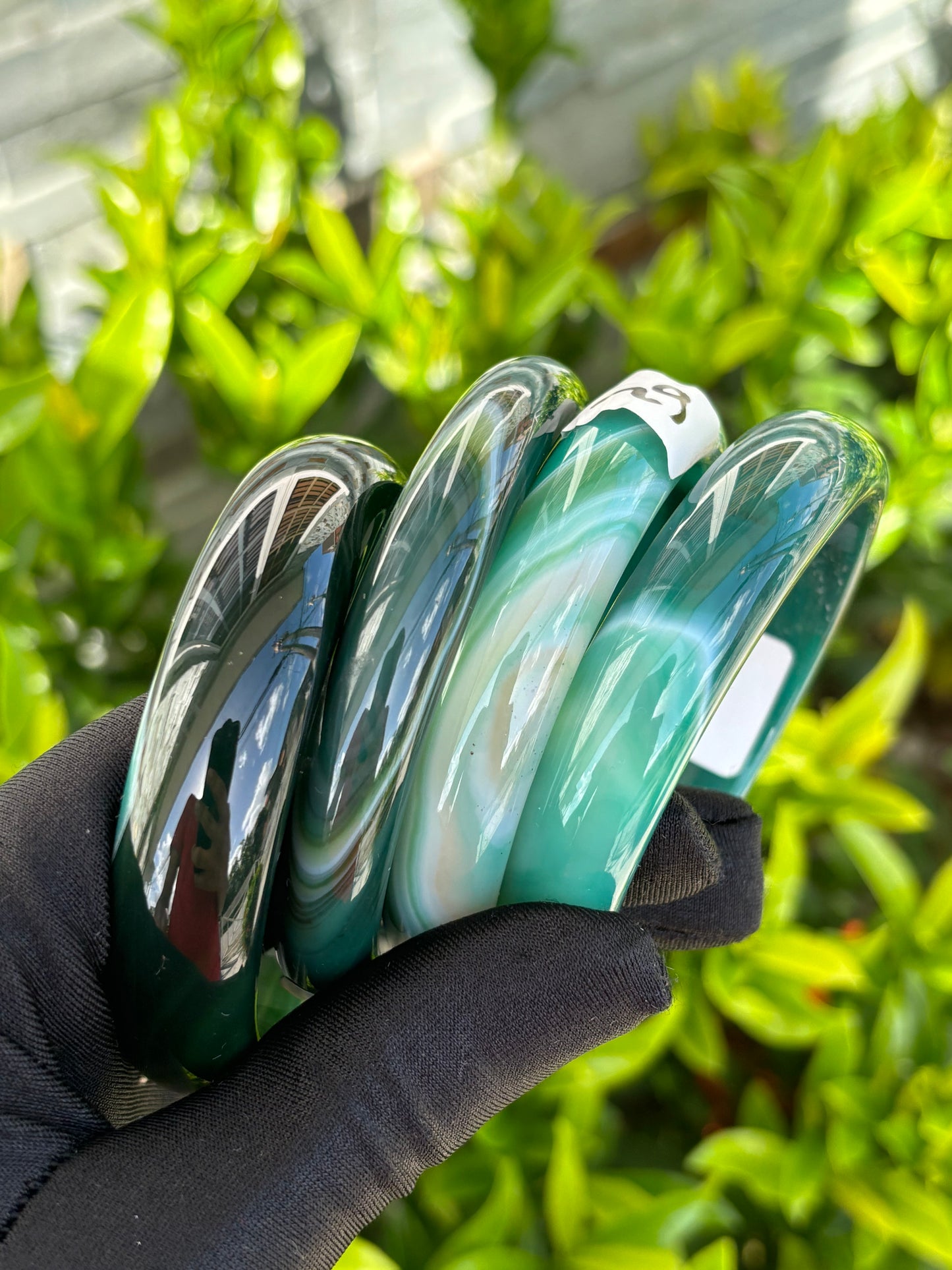 Grade-A Solid Jade Bangles