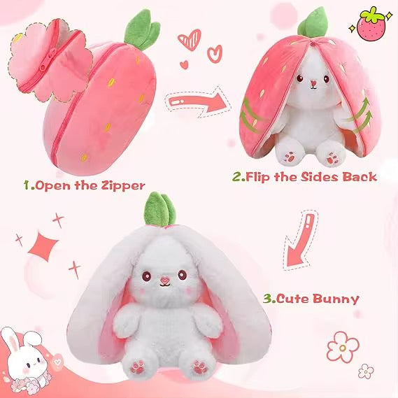 18cm Surprise Plushie in Strawberry Pouch