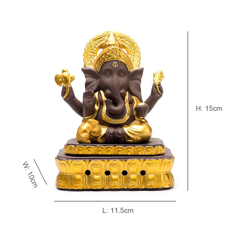 Religious Lord Ganesh Incense Holder (Regular / Coil Incense)