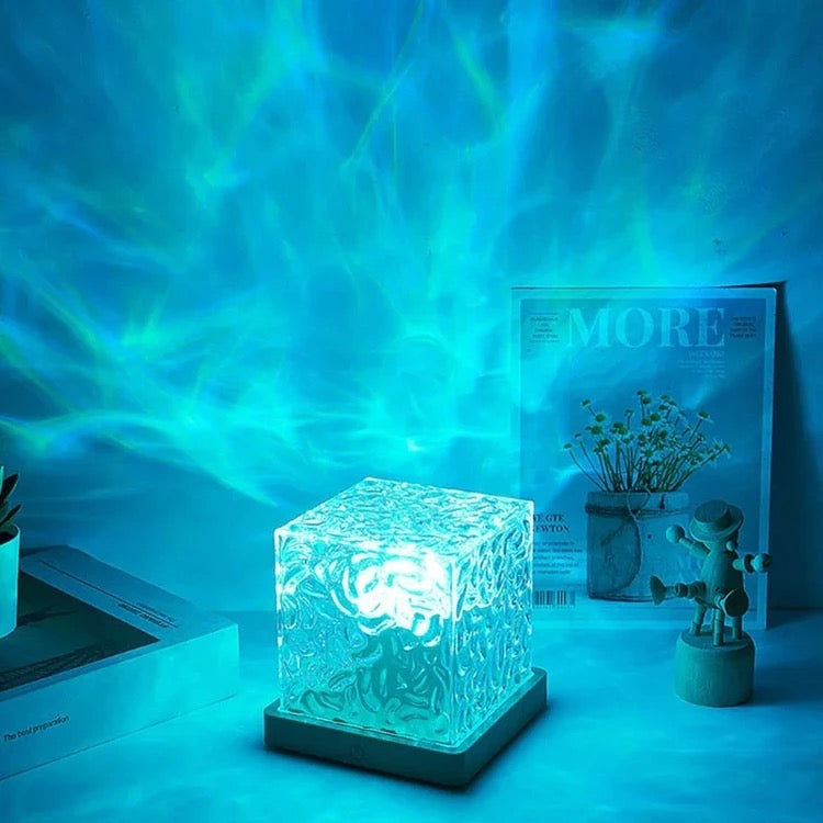 Aurora Cube Northern Lights Projector Lamp (16 Colors LED + Remote)