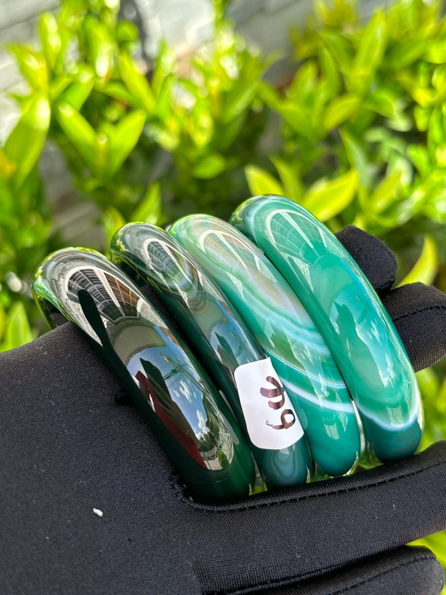 Grade-A Solid Jade Bangles