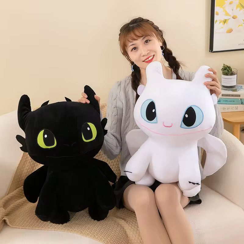 30cm Toothless Night Fury How to Train your Dragon (HTTYD) Plushies Pair