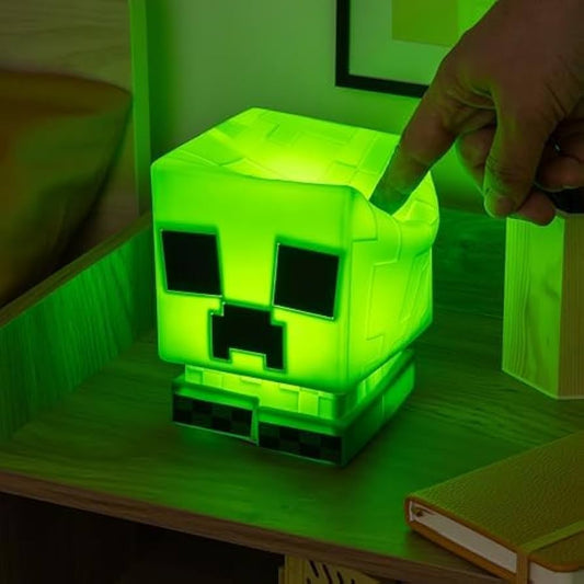 Minecraft Creeper SquishyGlo Rechargeable Night Light with Sound Effects