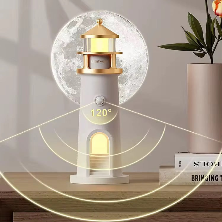 Moon Projector Lighthouse LED Table Lamp