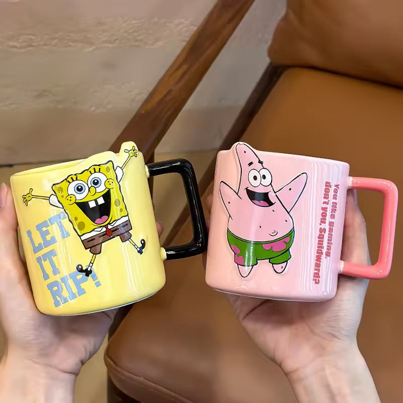 Official Branded SpongeBob Ceramic Mugs (500ml)