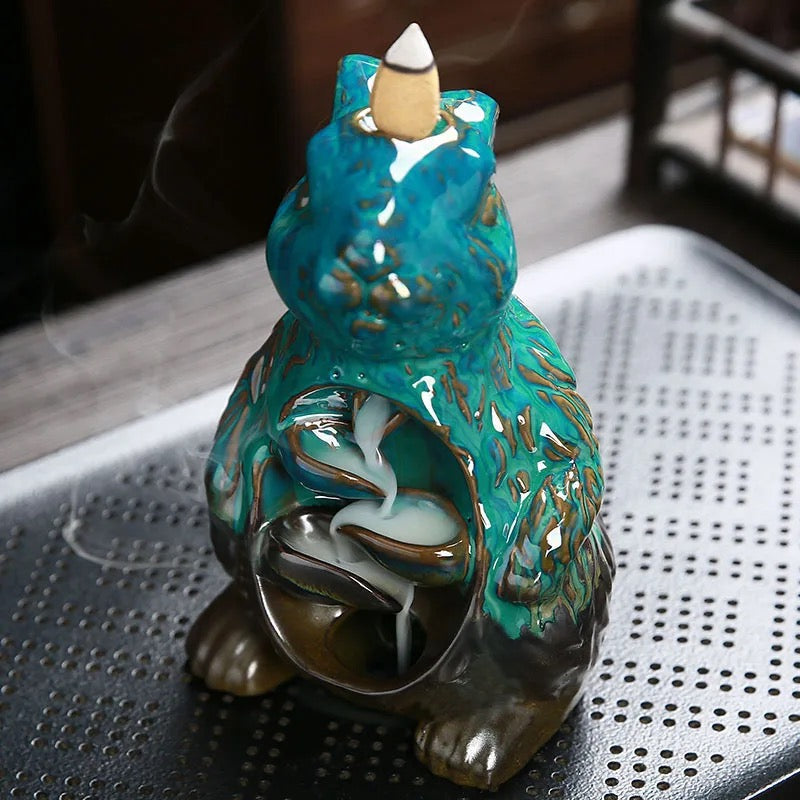 Rabbit Back-Flow Incense Holder + 10 Free Incense Cones