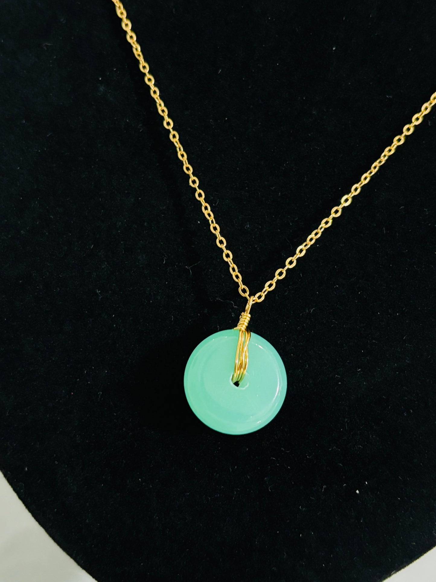 Jadeite Donut Necklace