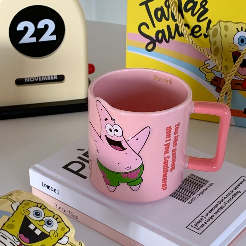 Official Branded SpongeBob Ceramic Mugs (500ml)