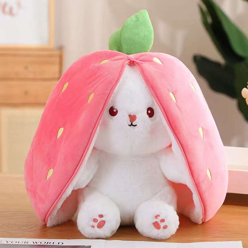 18cm Surprise Plushie in Strawberry Pouch