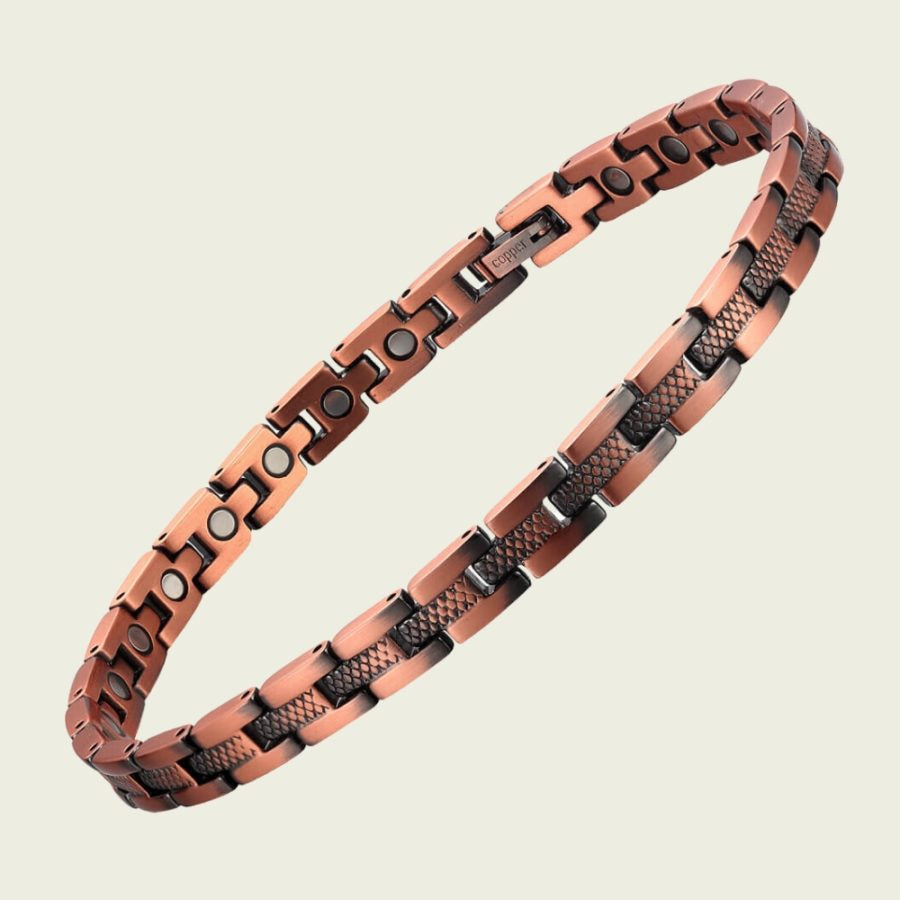 Ultra Strength Pure Copper Magnetic Anklet (99.99% Copper)