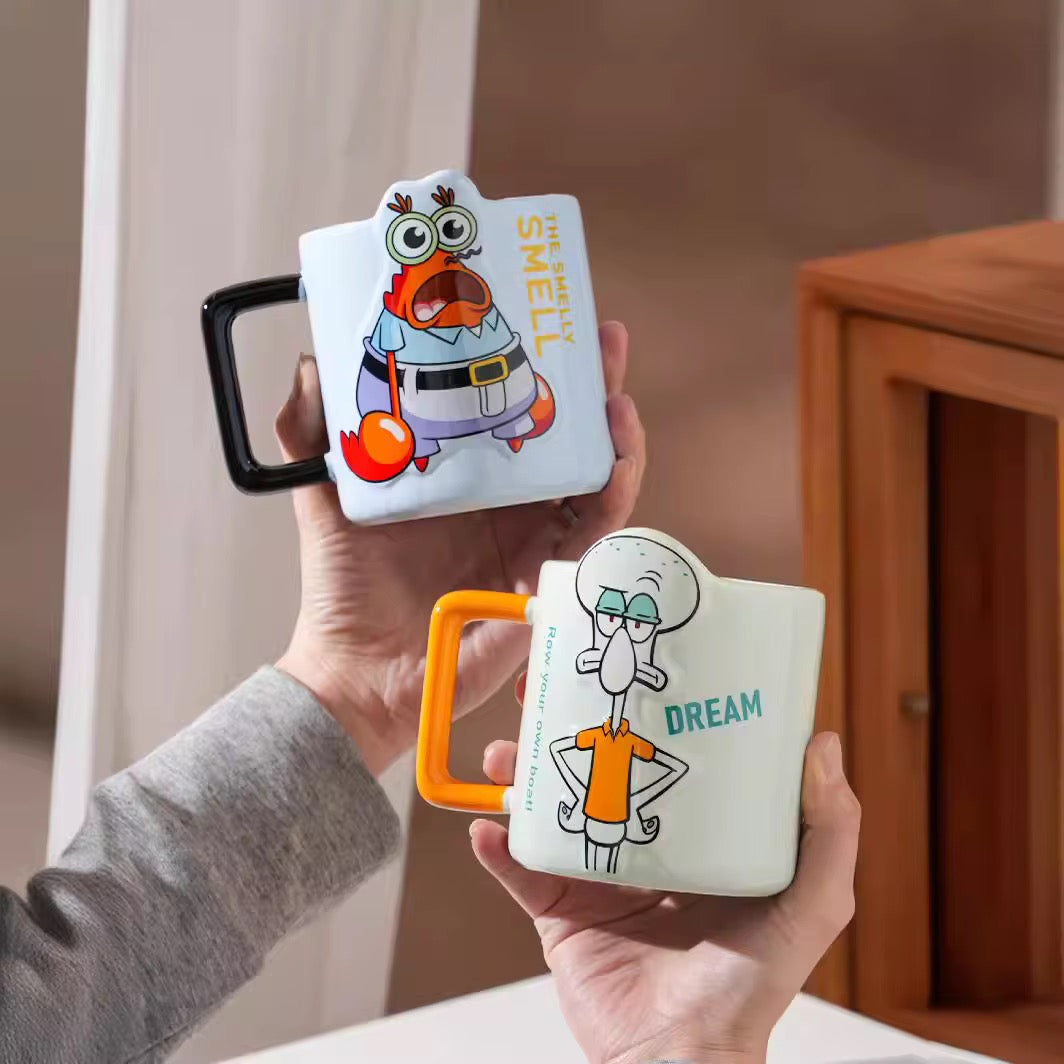 Official Branded SpongeBob Ceramic Mugs (500ml)