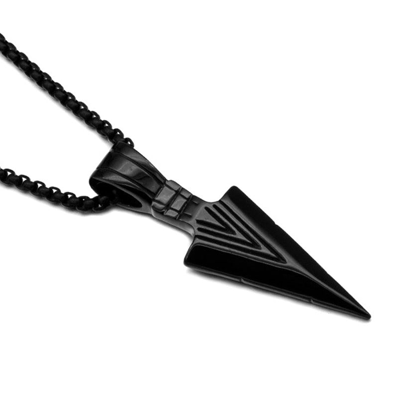 Stainless Steel Arrow Head Necklace