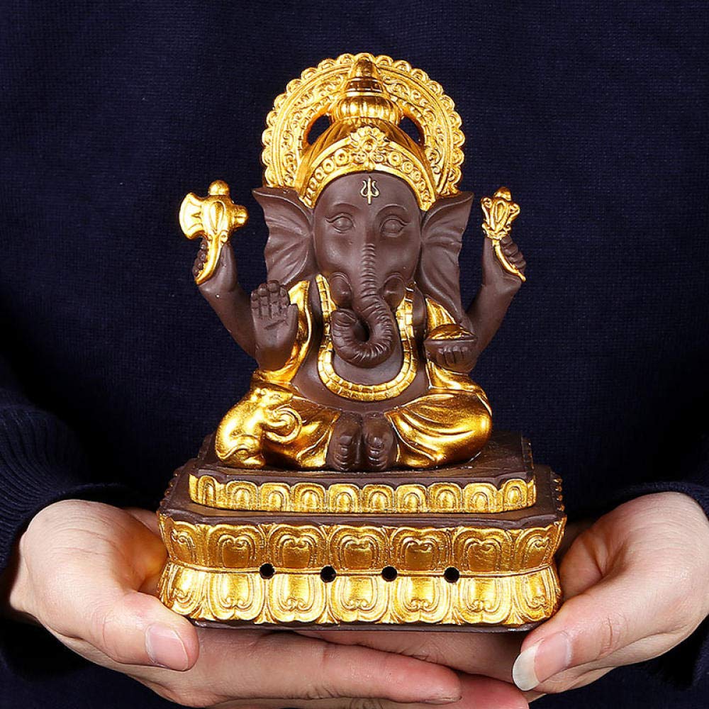 Religious Lord Ganesh Incense Holder (Regular / Coil Incense)