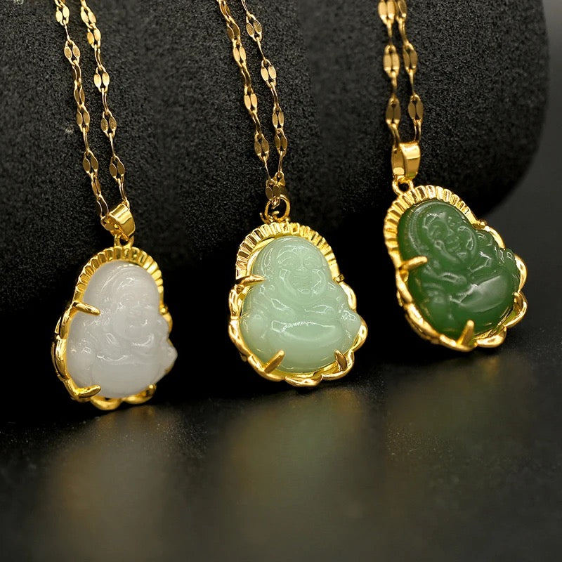 Buddha Jade Necklace