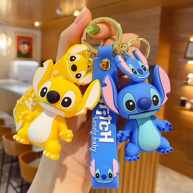 Stitch & Angel Adorable keychains