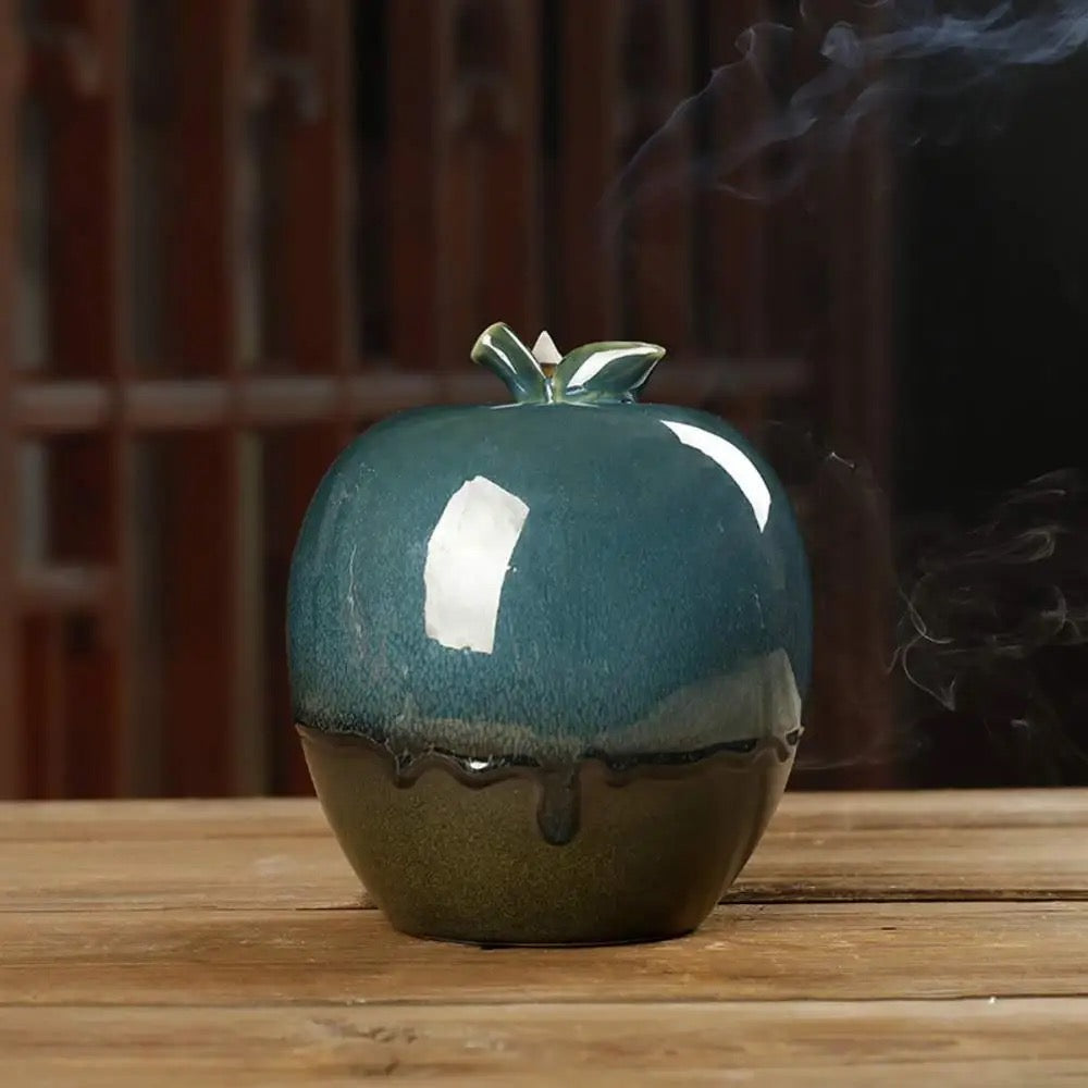 Apple Designed Back-Flow Incense Holder + 10 Free Incense Cones