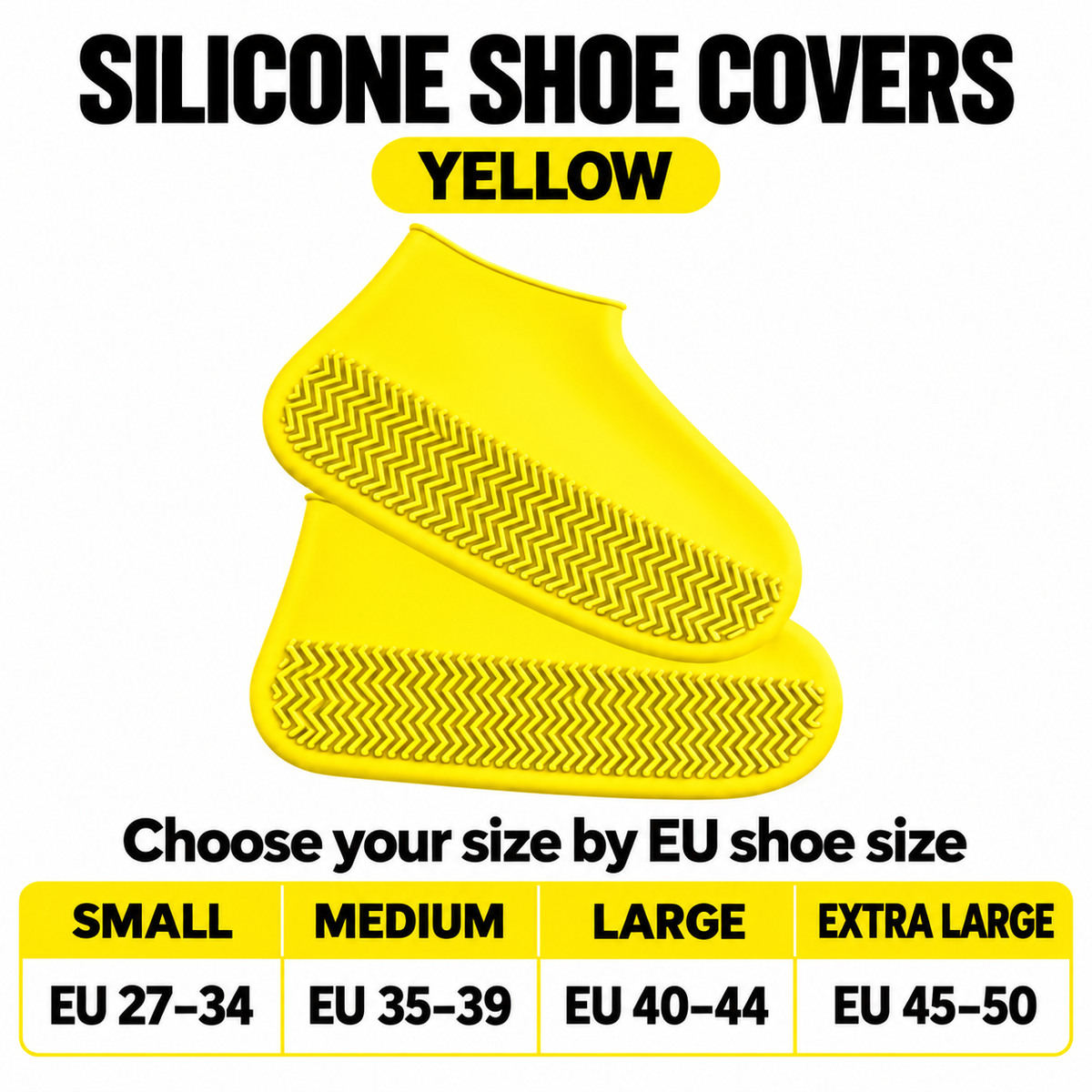 Reusable Silicone Waterproof Shoe Covers