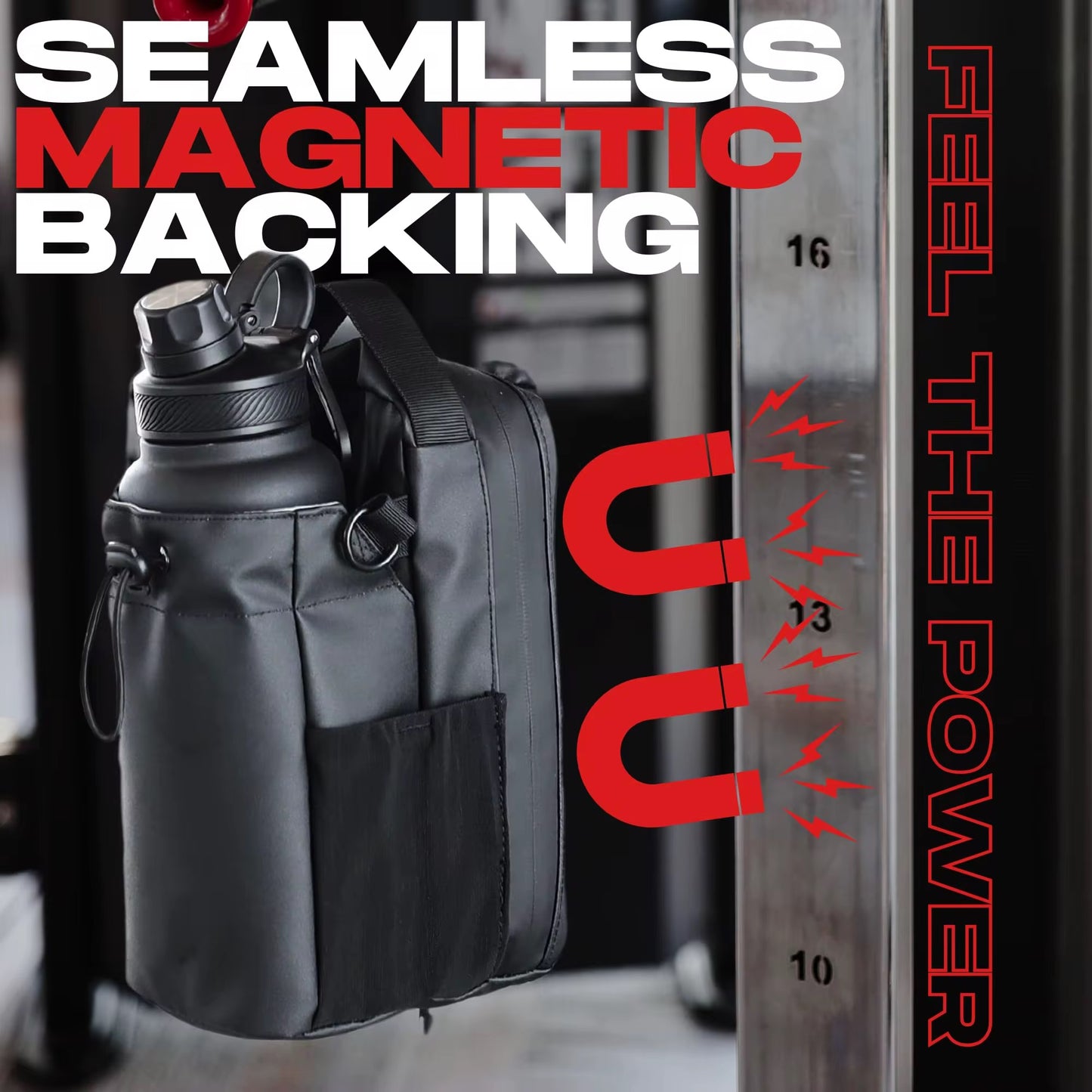 High Quality Strong Magnetic Gym / Travel Bag