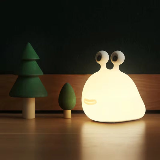 Adorable Squishy Silicone Animal Night Light (Slug)