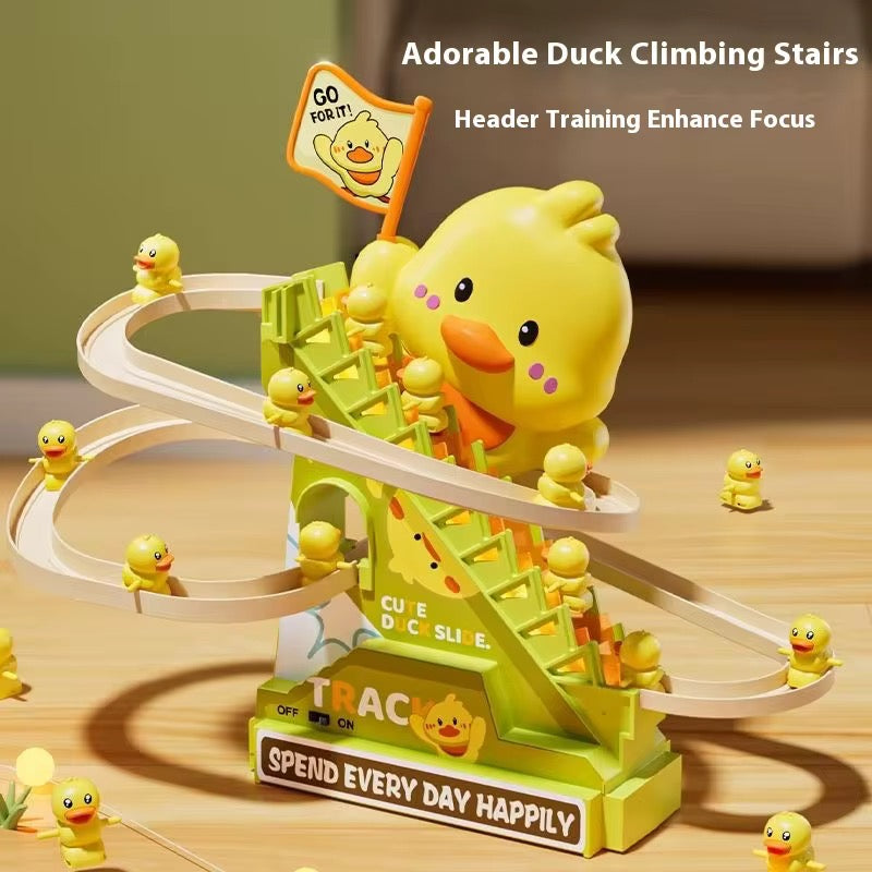 Children’s Electronic Duck Climbing Stairs Toy (Head-Up Training) Ct 6