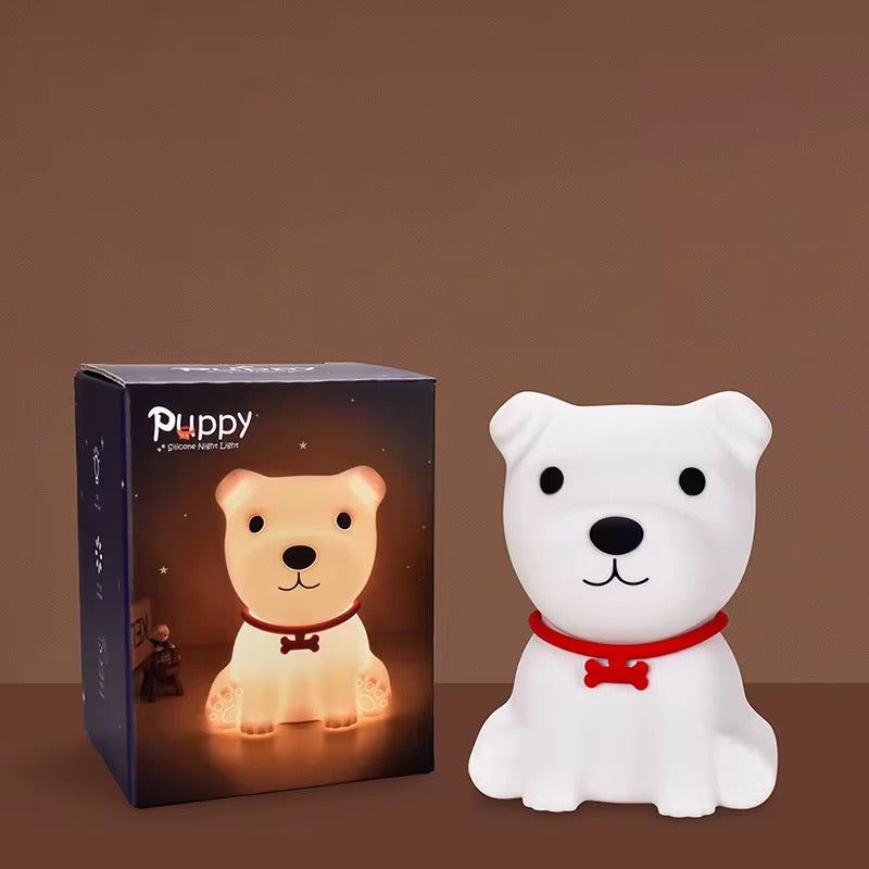 Adorable Squishy Silicone Animal Night Light (Doggy)