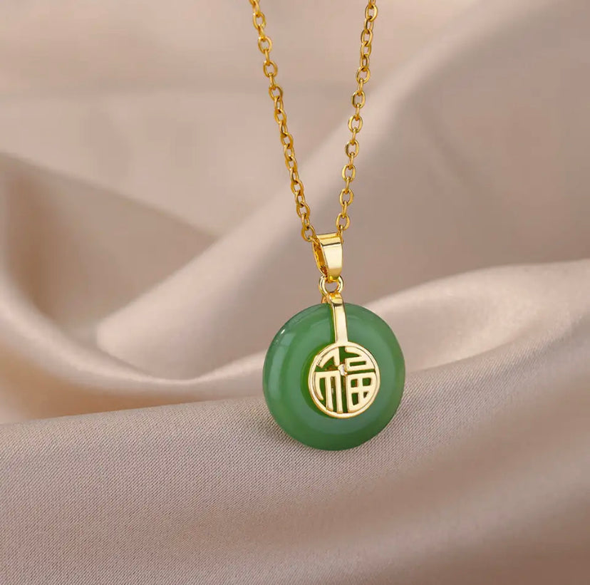 Jade Blessings Necklace