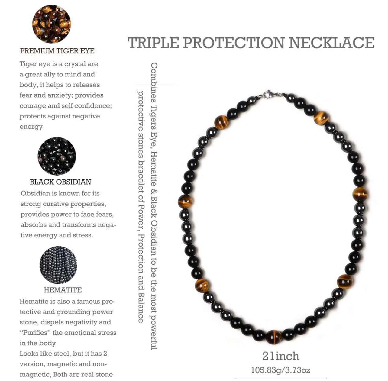 Triple Protection Necklace