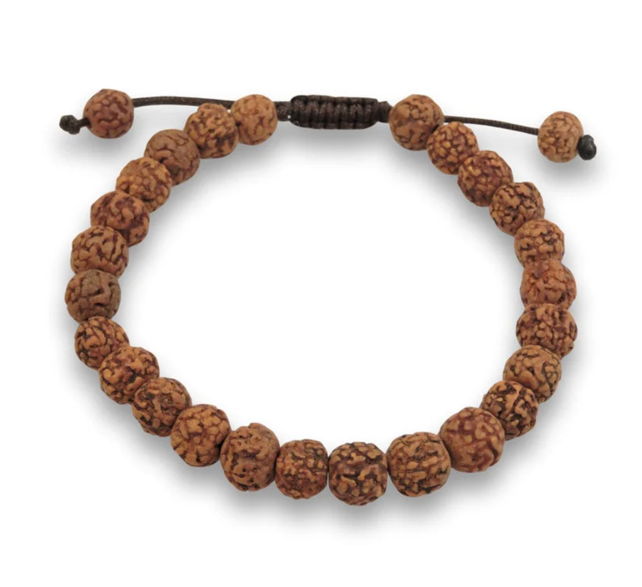 Plain Rudraksha Adjustable Bracelet