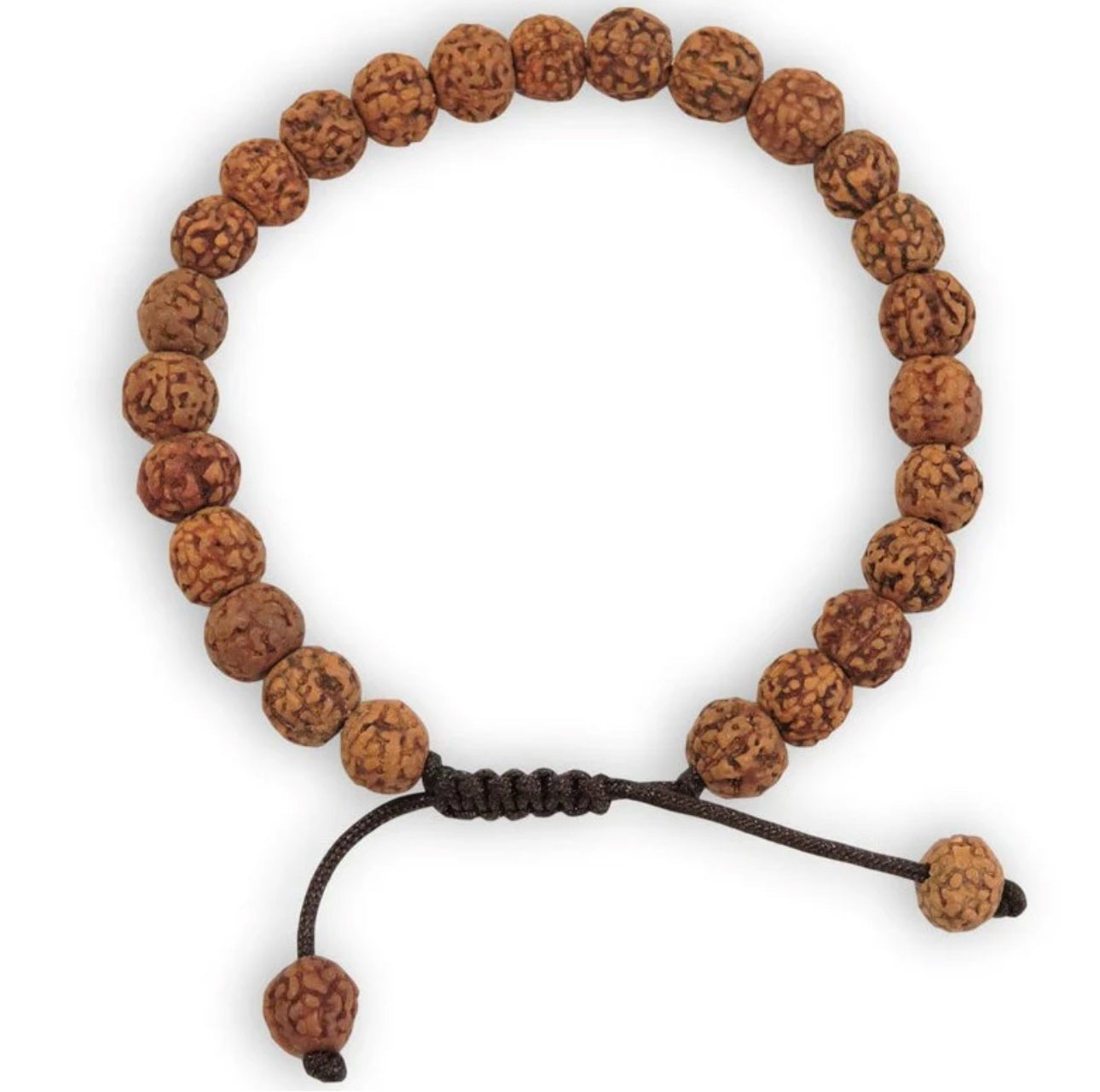 Plain Rudraksha Adjustable Bracelet