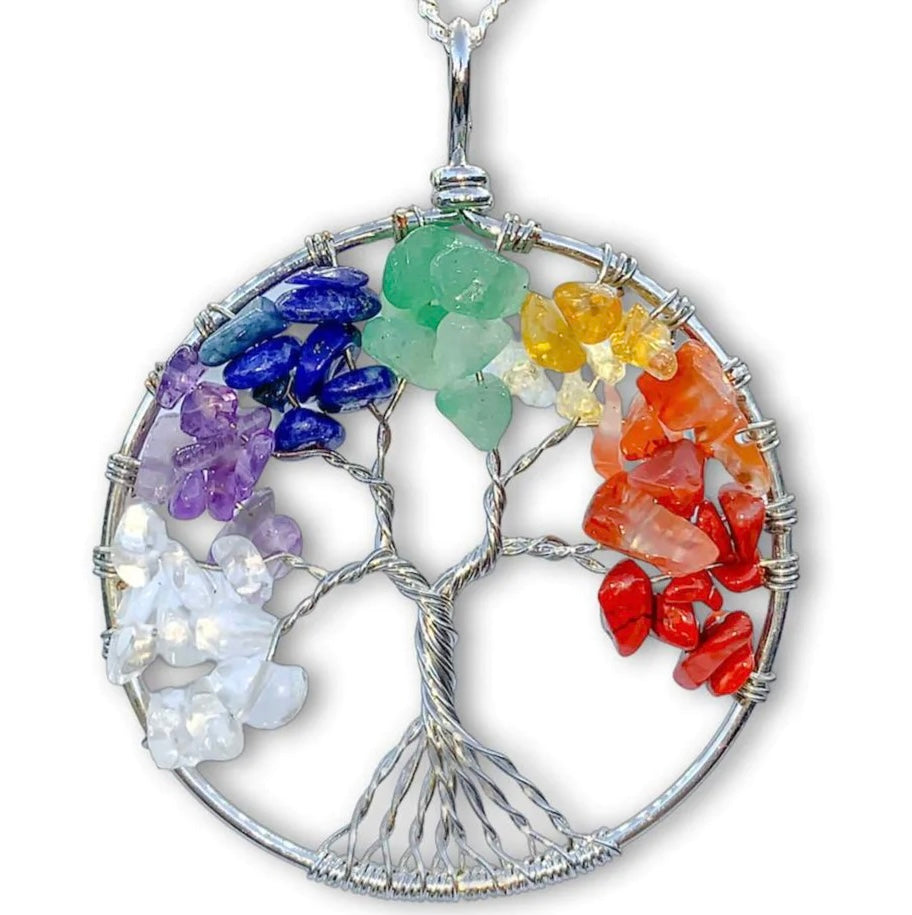 Tree of Life 7 Chakra Necklace