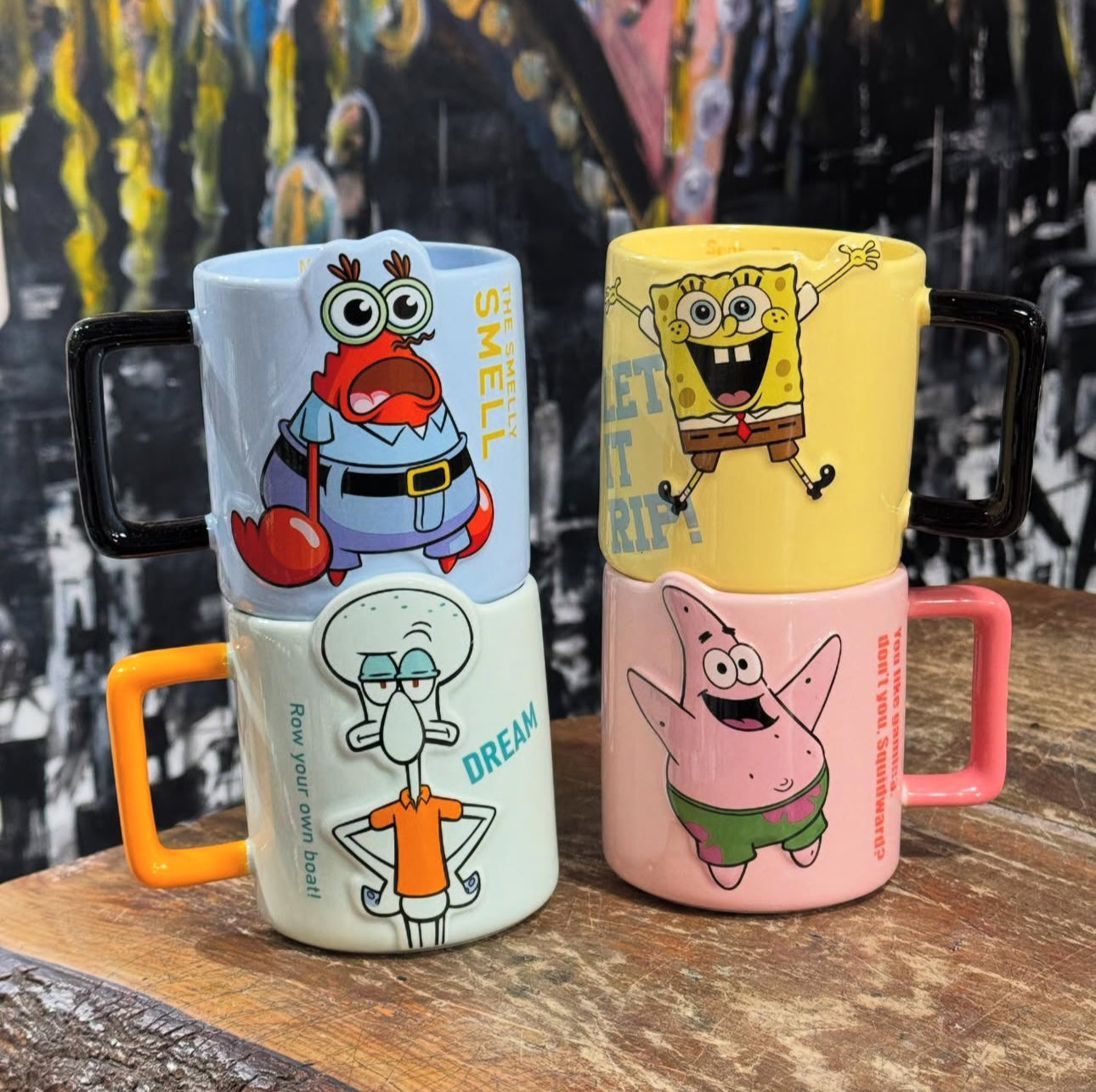 Official Branded SpongeBob Ceramic Mugs (500ml)