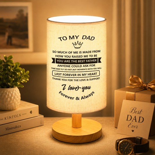 Father’s Love Message Table Lamp