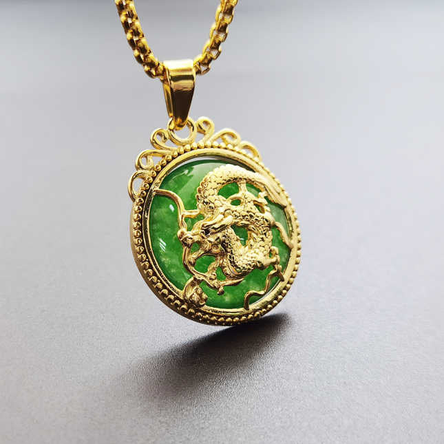 Dragon Jade Necklace