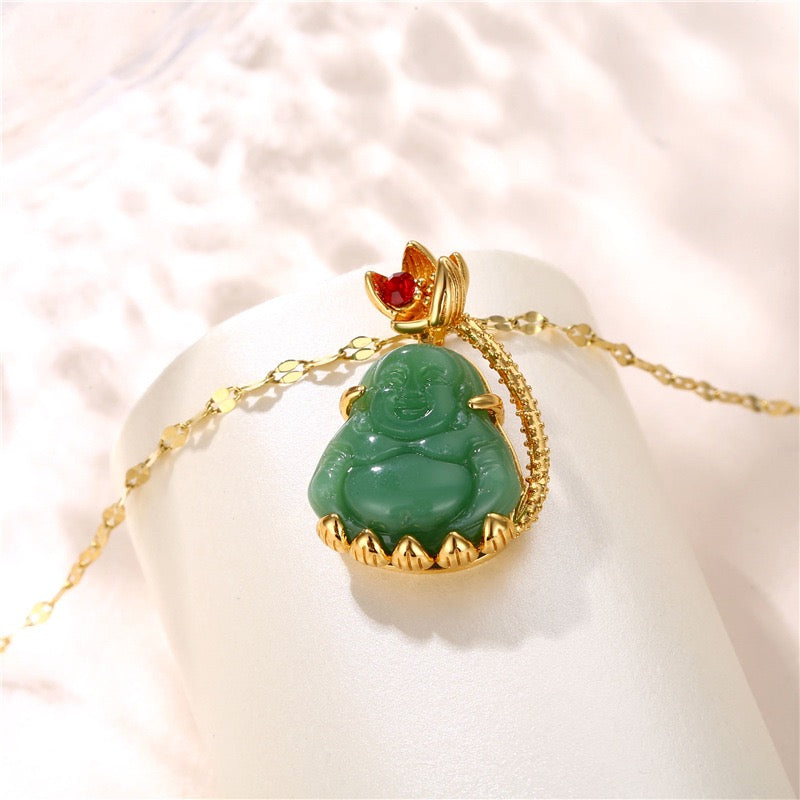 Jade Buddha Necklace