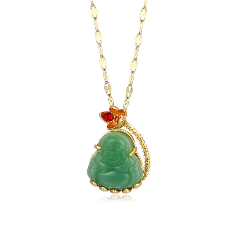 Jade Buddha Necklace