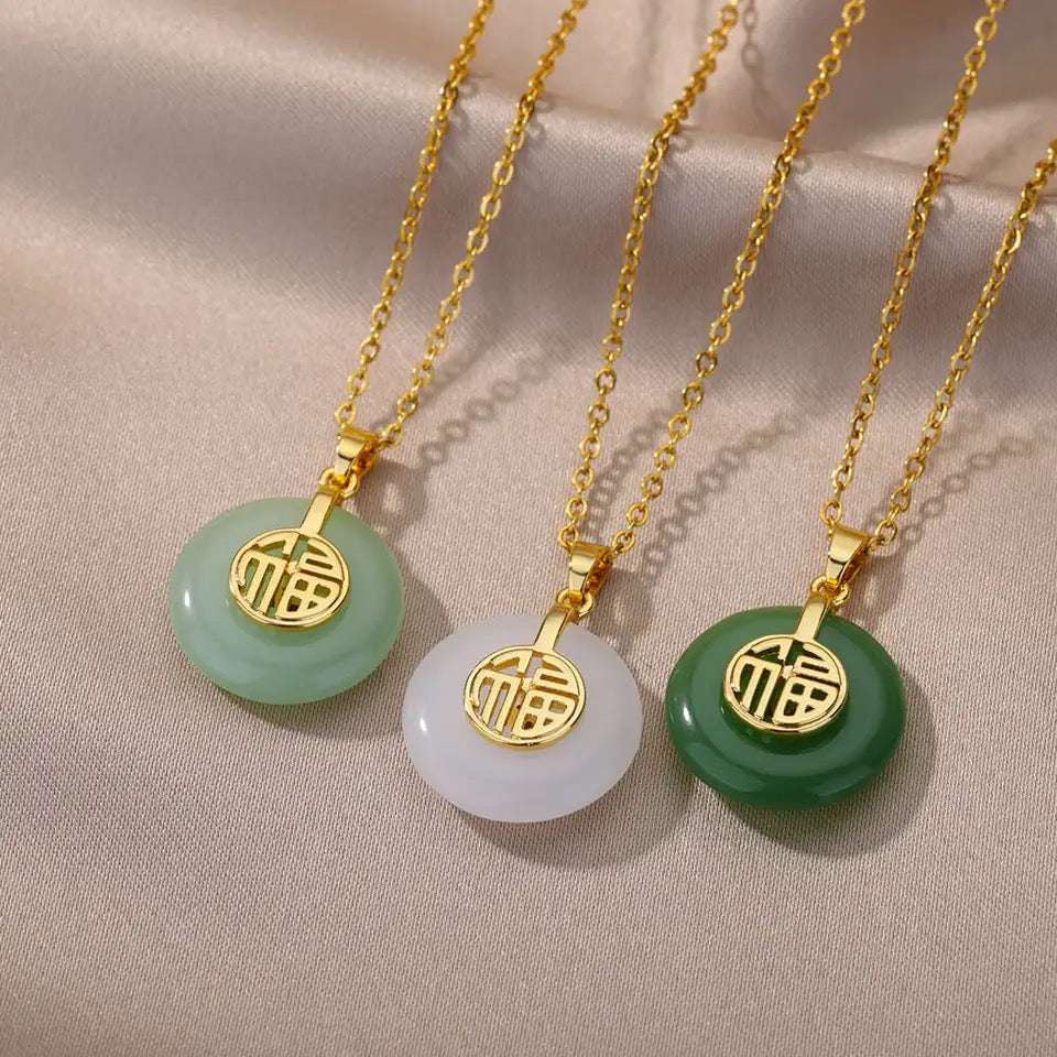 Jade Blessings Necklace