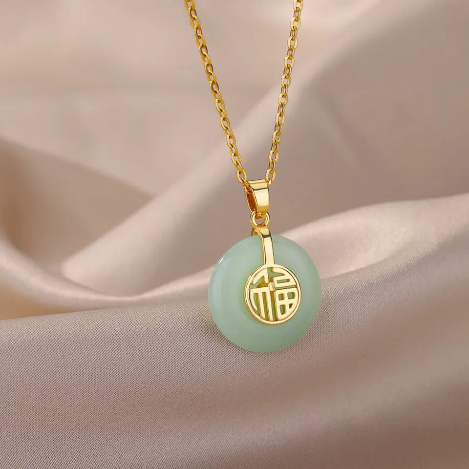 Jade Blessings Necklace