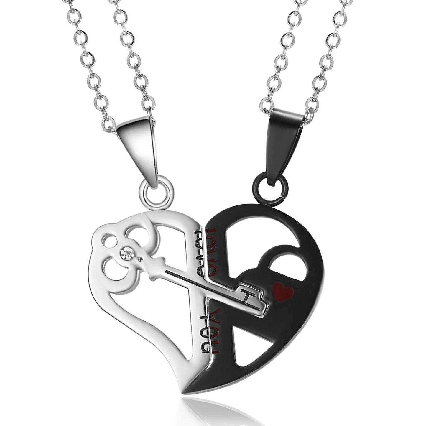 Stainless Steel Couples/ Relationship/ Friendship Love Necklace