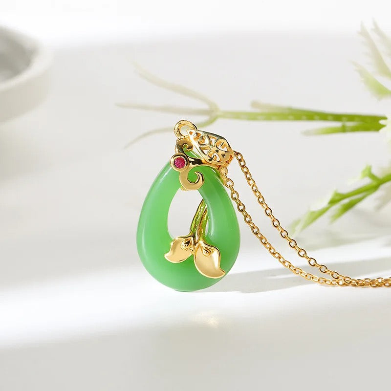 Lotus Jade Necklace