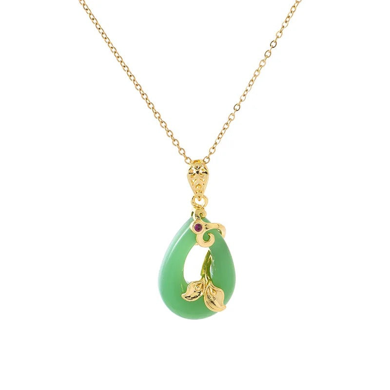 Lotus Jade Necklace