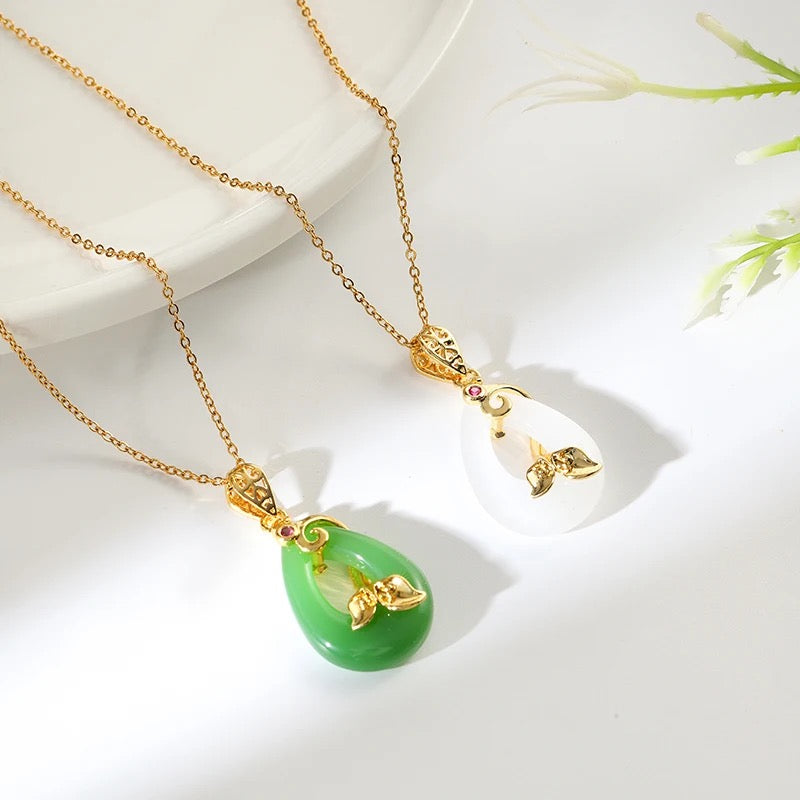 Lotus Jade Necklace