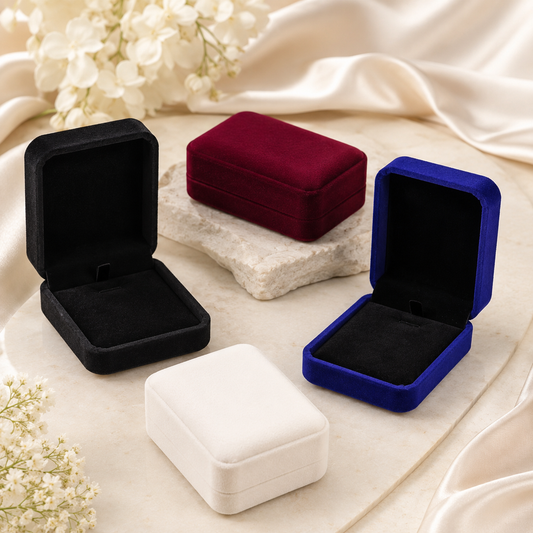 High Quality Jewelry Set / Engagement Velvet Gift Box